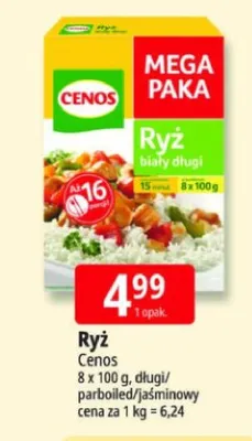 Ryż biały długi Cenos promocja w Leclerc