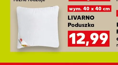 Poduszka Livarno 40x40 cm promocja w Kaufland