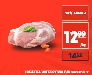 Łopatka wieprzowa bez kości vacum luz promocja w API Market