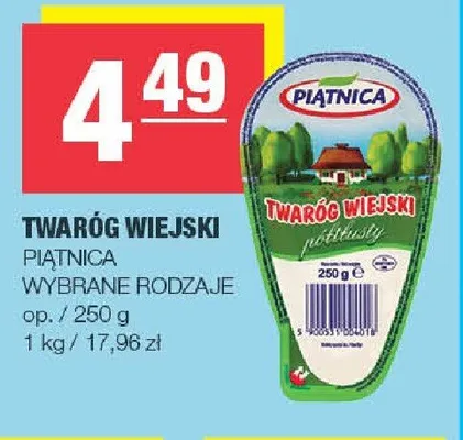 Twaróg wiejski promocja w SPAR