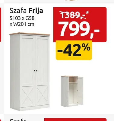Szafa Frija promocja w Black Red White