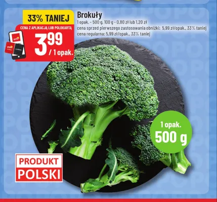 Brokuły polskie promocja w POLOmarket