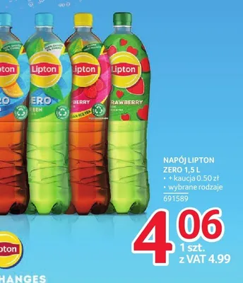 Napój Lipton Ice Tea Zero cytrynowy promocja w Selgros