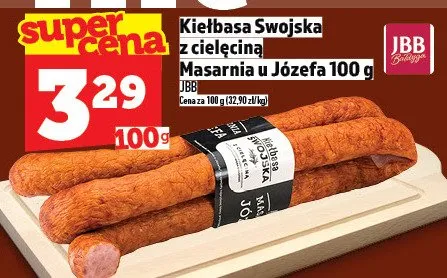 Kiełbasa Swojska z cielęcina Masarnia u Józefa promocja w TOPAZ
