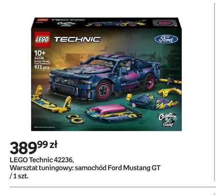 Klocki LEGO Technic 42236 Warsztat tuningowy: samochód Ford Mustang GT promocja w Empik