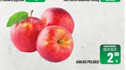 Jabłka polskie promocja w Tomi Markt
