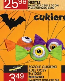 Cukierki Zozole kule oczy Mieszko promocja w Wafelek