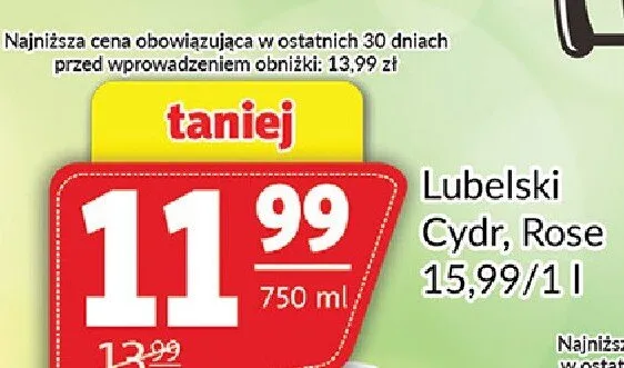 Cydr Lubelski Rose promocja w Prim Market