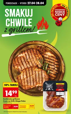 Karkówka grillowa Czas na Grill Mega Paka promocja w Biedronka