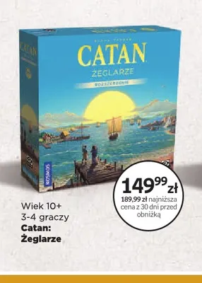 Gra planszowa Catan Żeglarze promocja w Empik