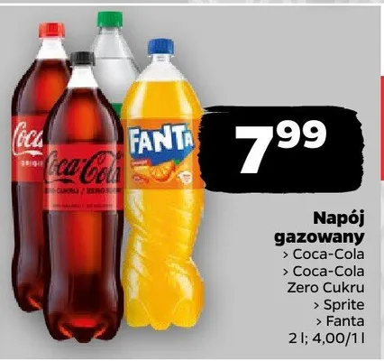 Napój gazowany promocja w Netto