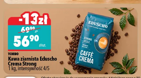 Kawa ziarnista Eduscho Crema Strong promocja w Biedronka Home