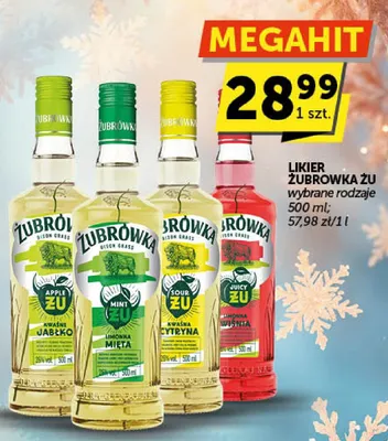 Likier Żubrówka ZU wybrane rodzaje promocja w ABC