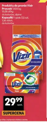Produkty do prania Vizir promocja w Delikatesy Centrum