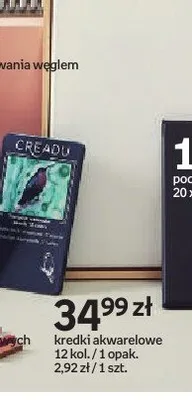 Kredki akwarelowe CREADU promocja w Empik