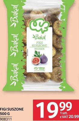 Figi suszone Bakal 908311 promocja w Selgros