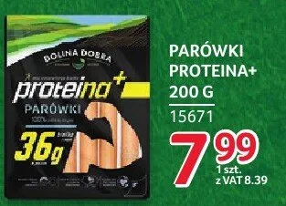 Parówki Proteina+ Dolina Dobra 200 g promocja w Selgros
