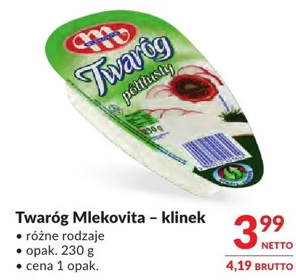 Twaróg Mlekovita - klinek promocja w Makro