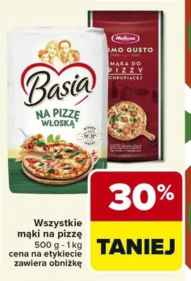 Mąki na pizzę promocja w Carrefour Market