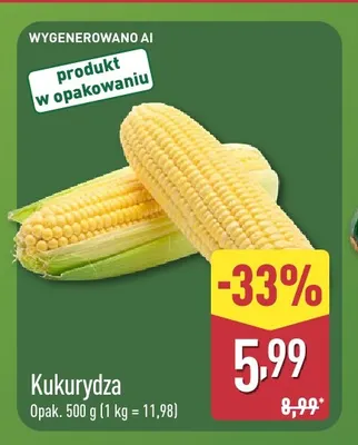 Kukurydza promocja w Aldi