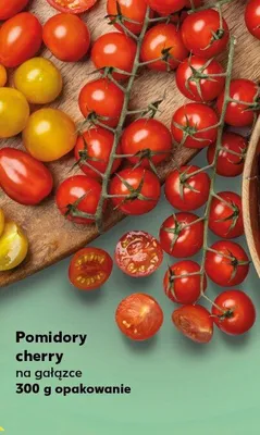 Pomidory cherry na gałązce promocja w Kaufland