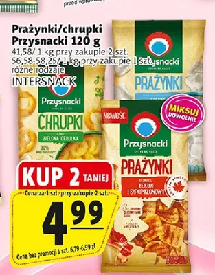 Prażynki Przysnacki o smaku Bekon promocja w Prim Market