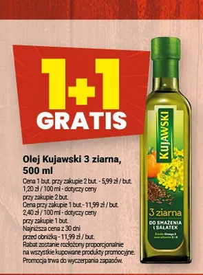 Olej Kujawski 3 ziarna promocja w Twój Market