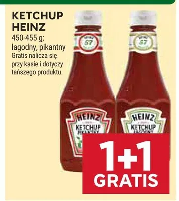 Ketchup łagodny, pikantny promocja w Stokrotka