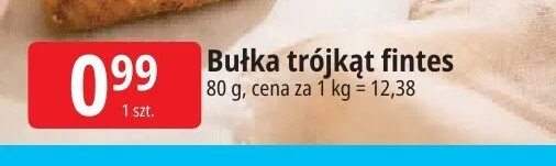 Bułka trójkąt fintes promocja w Leclerc