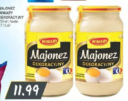 Majonez Winiary Dekoracyjny promocja w Słoneczko