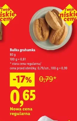 Bułka grahamka promocja w Lidl