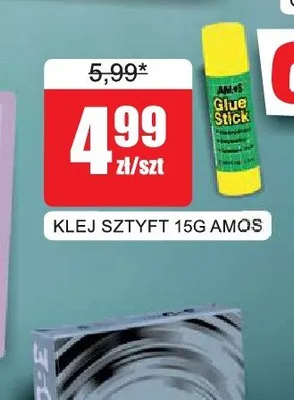 Klej w sztyfcie Amos promocja w Bingo