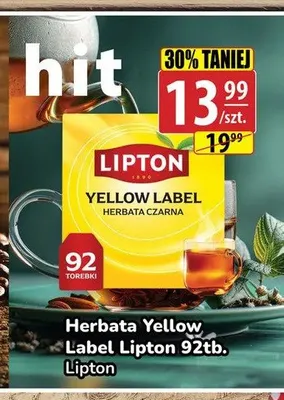 Herbata czarna Yellow Label Lipton promocja w API Market