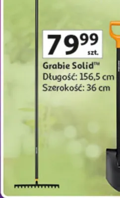 Grabie Solid" Długość: 156.5 cm Szerokość: 36 cm promocja w Auchan