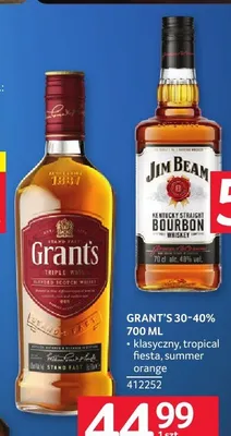 Grant's summer orange 30-40% promocja w Selgros