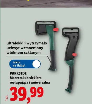 Siekiera uniwersalna Parkside promocja w Lidl