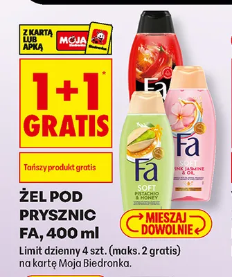Żel pod prysznic Fa promocja w Biedronka