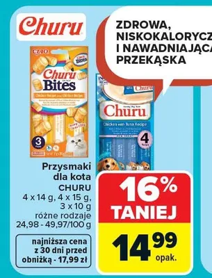 Przysmaki dla kota różne rodzaje promocja w Carrefour