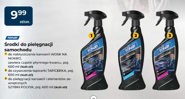 Środek do pielęgnacji karoserii Tenzi Szybki Połysk promocja w PSB Mrówka