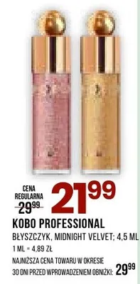 Błyszczyk Midnight Velvet Kobo Professional promocja w Drogerie Natura