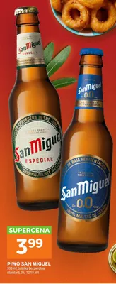 Piwo San Miguel Especial promocja w Stokrotka