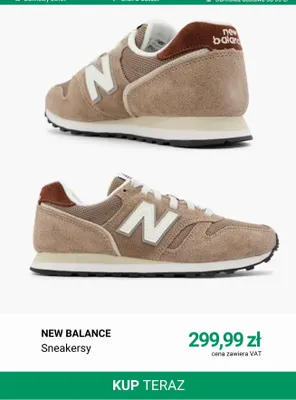 Sneakersy New Balance promocja w Deichmann