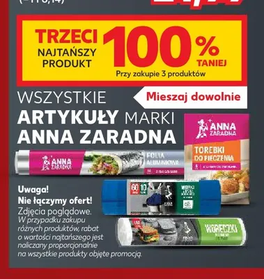 Artykuły marki Anna Zaradna promocja w Kaufland
