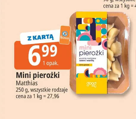 Mini pierożki Matthias promocja w Leclerc