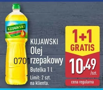 Olej rzepakowy czosnek i rozmaryn Oleje kaszubskie promocja w Aldi