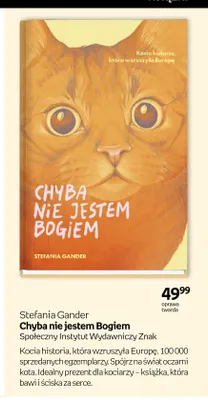 Książka Chyba nie jestem Bogiem Stefania Gander promocja w Empik