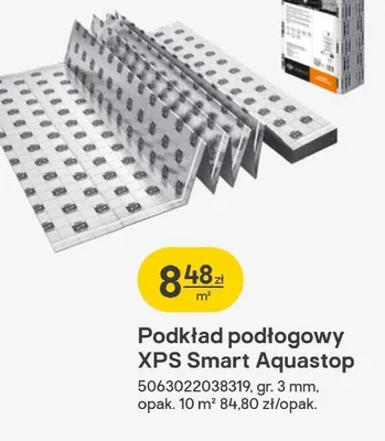 Podkład podłogowy XPS Smart Aquastop promocja w Castorama
