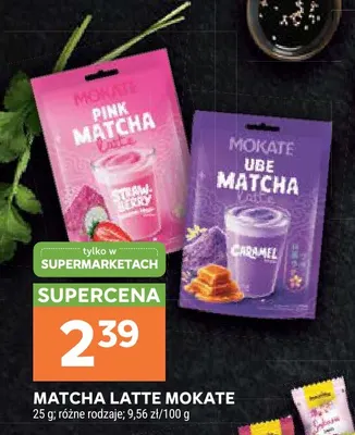 Matcha latte Pink Matcha Strawberry Mokate promocja w Stokrotka