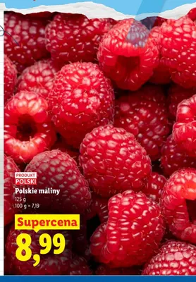 Maliny polskie promocja w Lidl
