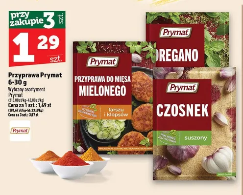 Przyprawa do mięsa mielonego Prymat promocja w TOPAZ